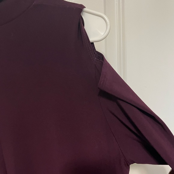 Scout and Molly Dress - Mock Neck Dress in Medium- Eggplant- NWT - Picture 4 of 8